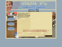 Tablet Screenshot of papa-t-s.com